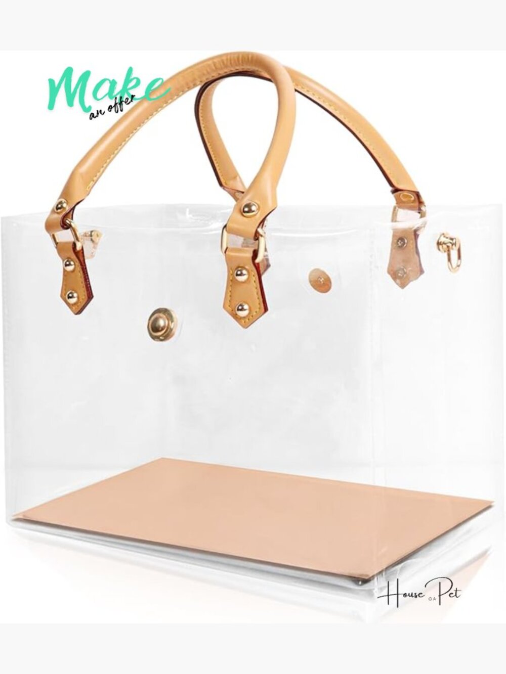 DIY Tote Bag Handbag Making Kit Clear PVC Craft Tool Set